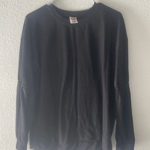 Avia sweater with bubble sleeves